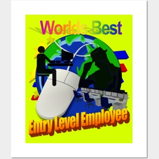 Worlds Best Entry Level Employee Posters and Art